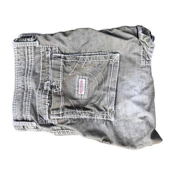 Vintage True Religion Cargo Shorts Size 38 Brown - Picture 4 of 11